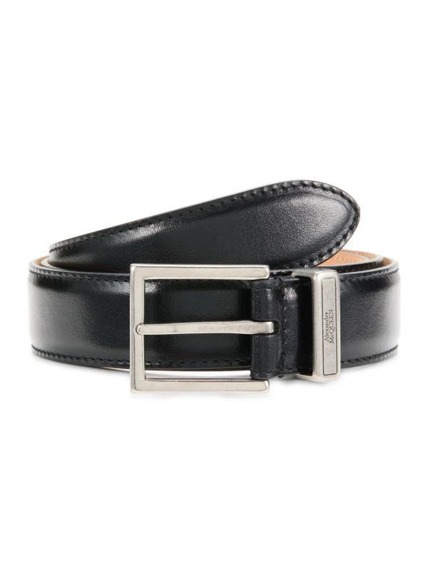 Alexander McQueen Identity Leather Belt 1