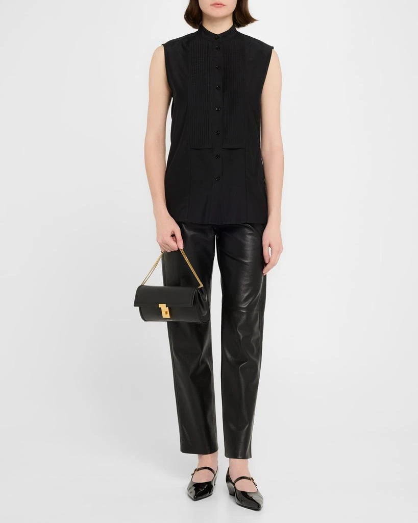 Demellier The Paris Flap Leather Clutch Bag 5