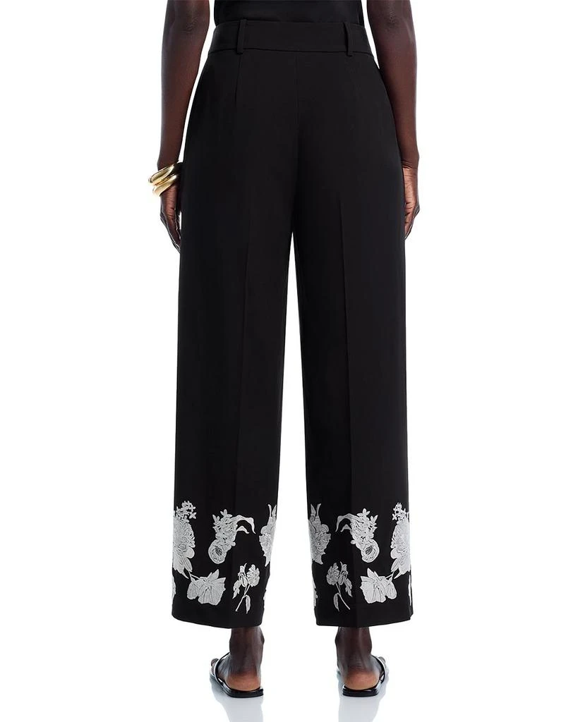 Tahari Isla Embroidered Ankle Pants 3