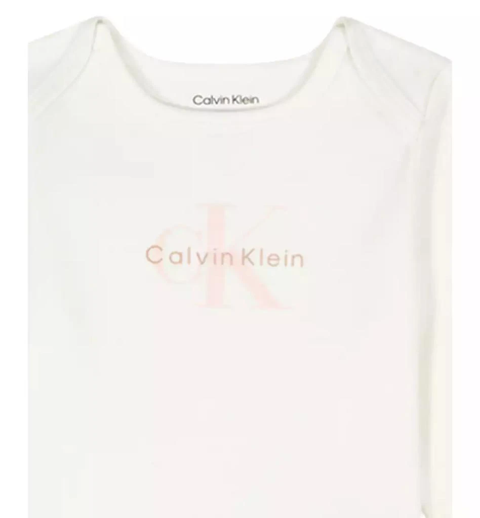 Calvin Klein Baby Girls 3-Piece Long-Sleeve Bodysuit, Jacket and Pants Set 4