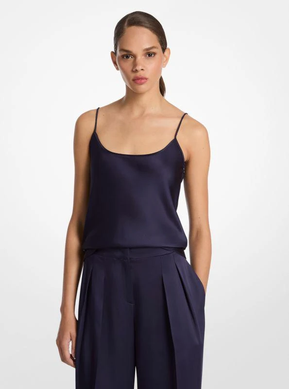 Michael Kors Double Satin Charmeuse Tank 1