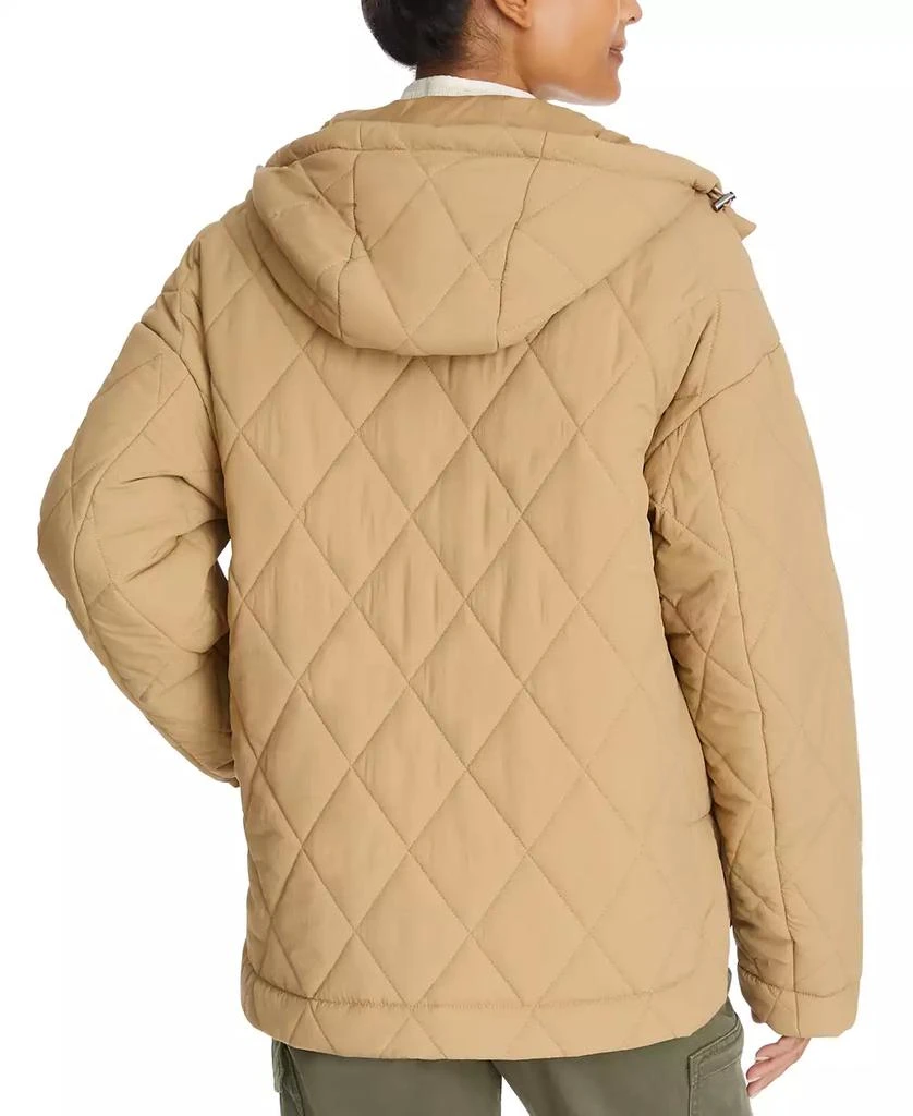BASS OUTDOOR Women's High-Low Quilted Outdoor Puffer 2