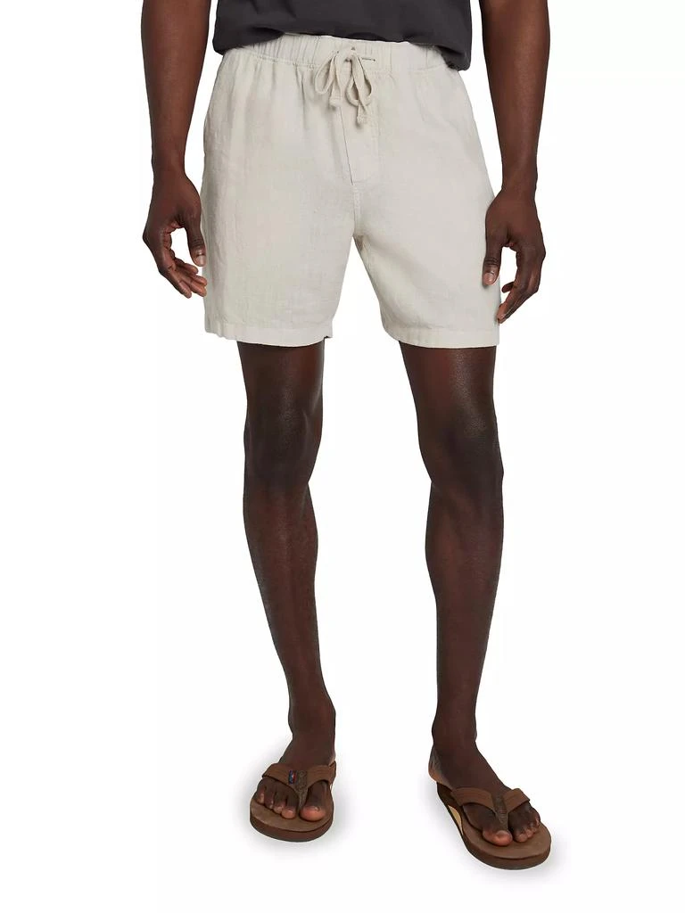 Faherty Brand Essential 6.5'' Linen Shorts 1