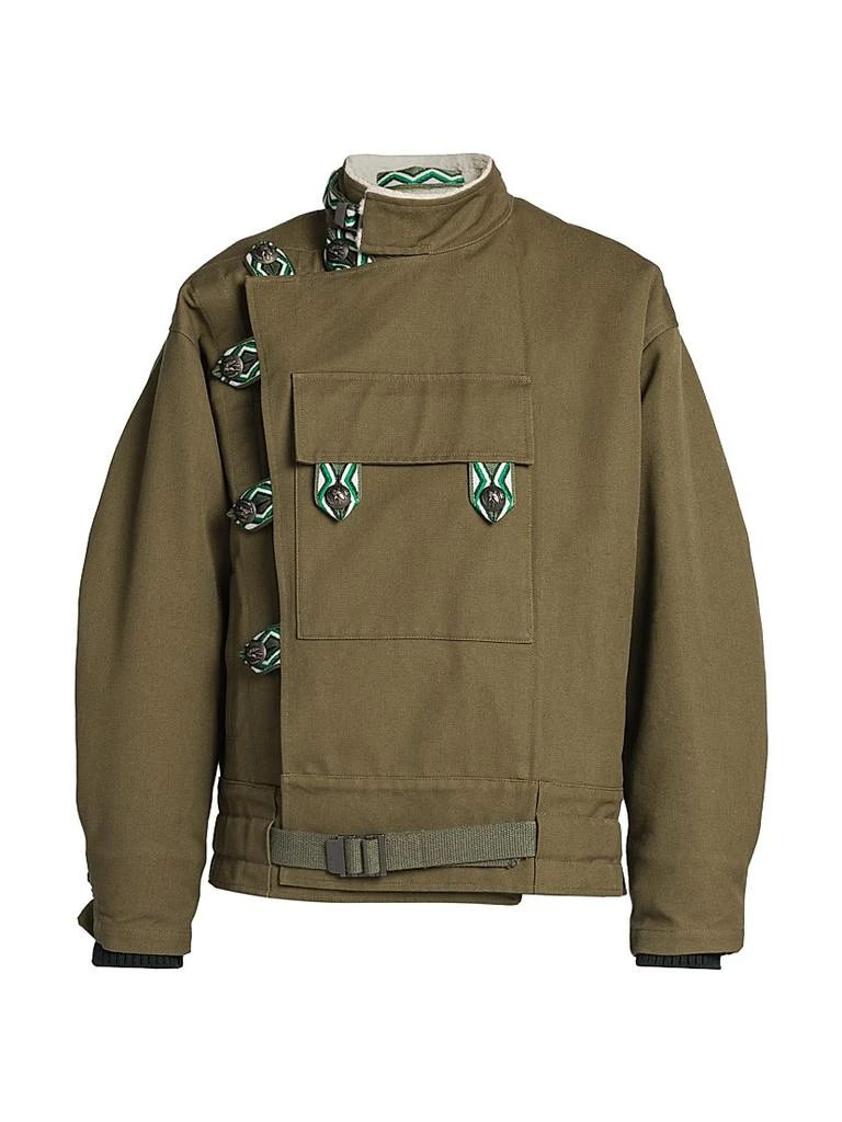 ETRO Faux Fur Collar Jacket 1