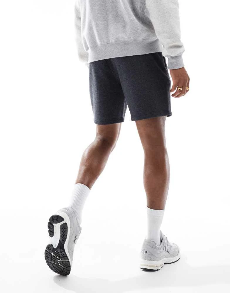 HOLLISTER Hollister 8"" icon fleece short in charcoal 5