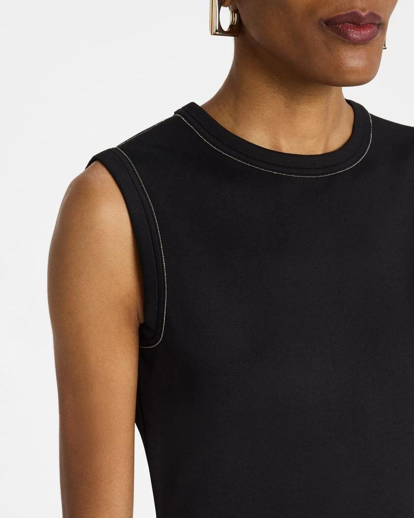 Fabiana Filippi Sleeveless A-Line Scuba Midi Dress 5