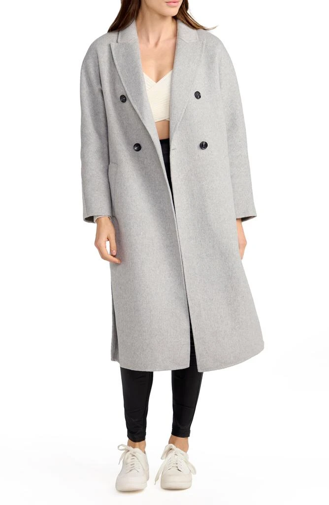 Belle 
Bloom Guest List Oversized Double Breasted Wool Blend Coat 5