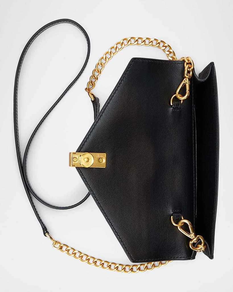 Ralph Lauren Polo ID Suede-Leather Chain Wallet & Bag 3