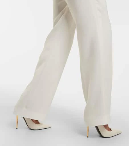 Tom Ford Silk georgette wide-leg pants 5