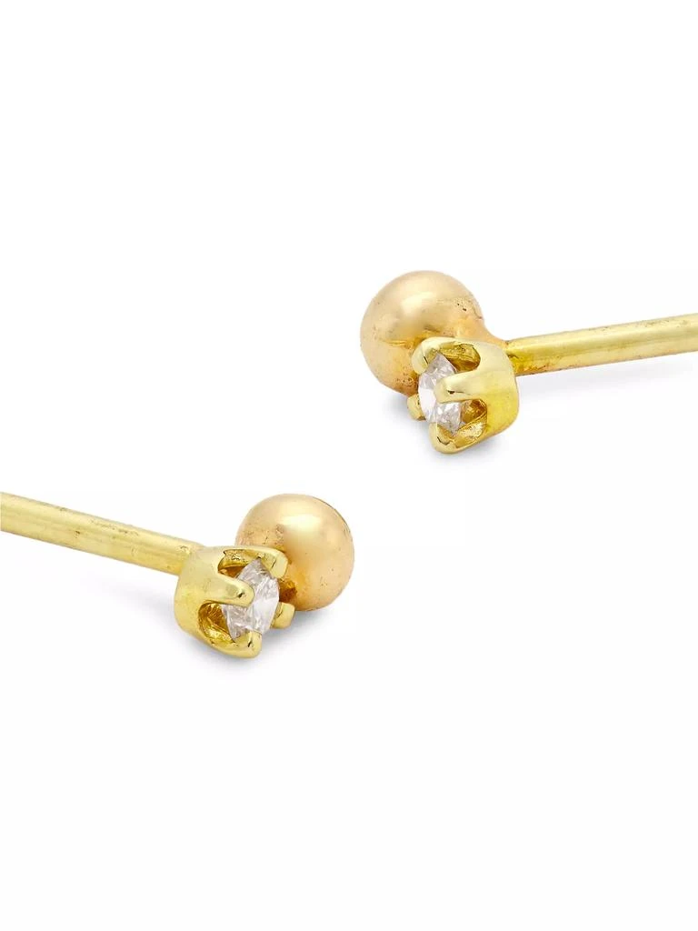 Zoë Chicco Gold Beads 14K Yellow Gold & Diamond Stud Earrings 4