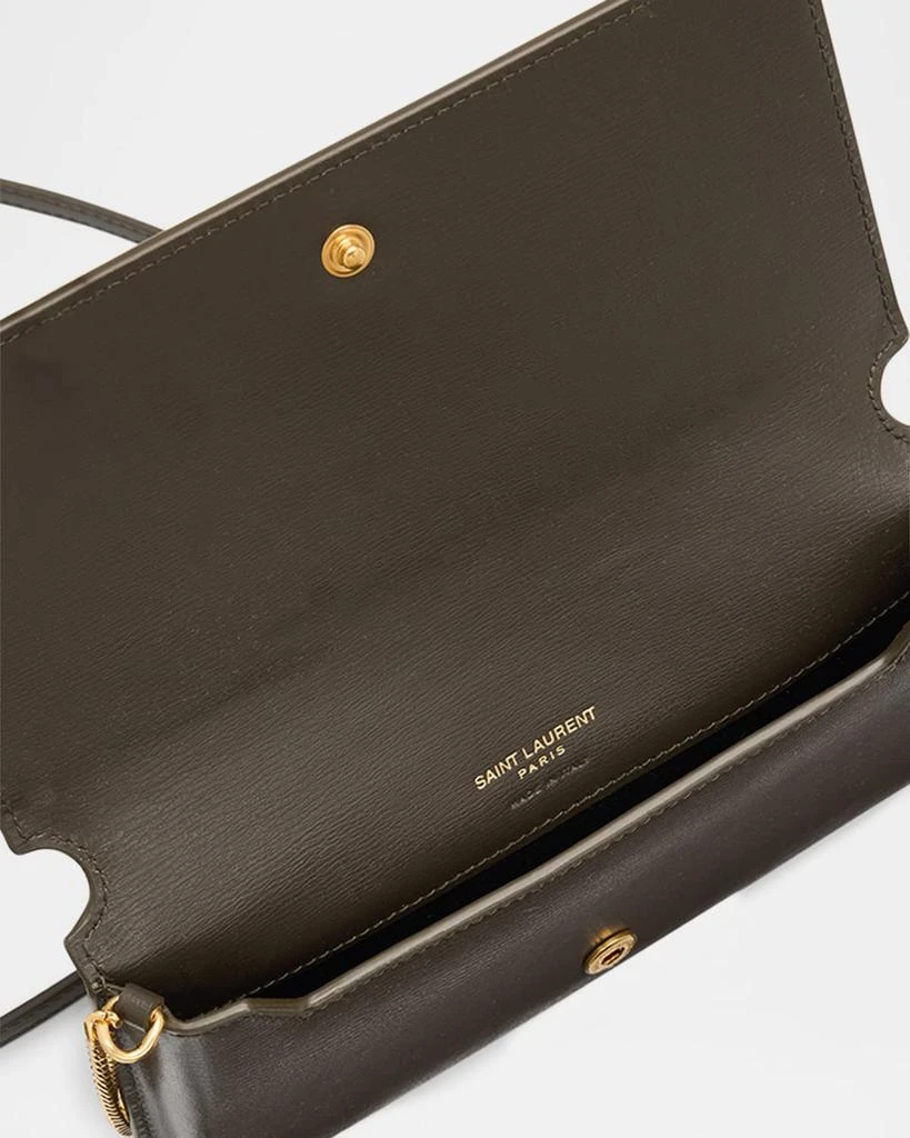 Yves Saint Laurent YSL Monogram Phone Holder Crossbody Bag in Leather 4