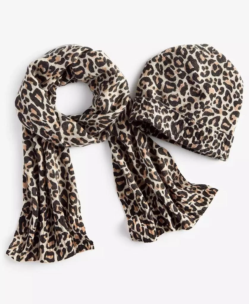 Charter Club Cashmere Leopard Muffler, Created for Macy's 3