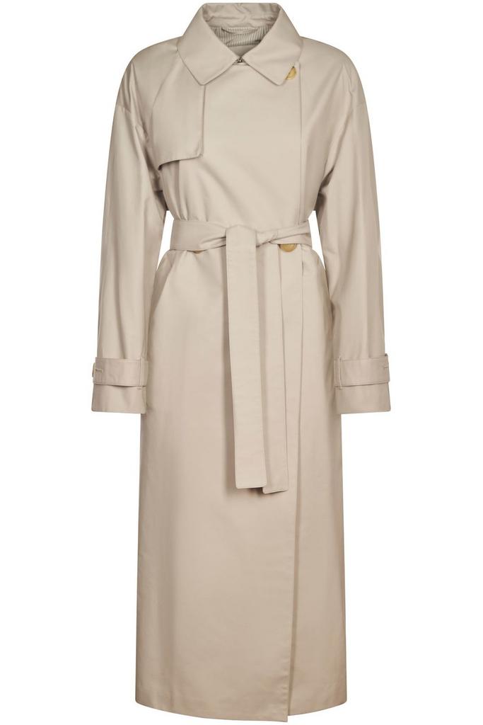 MAX MARA THE CUBE Max Mara The Cube Strench Double-Breasted Belted Coat