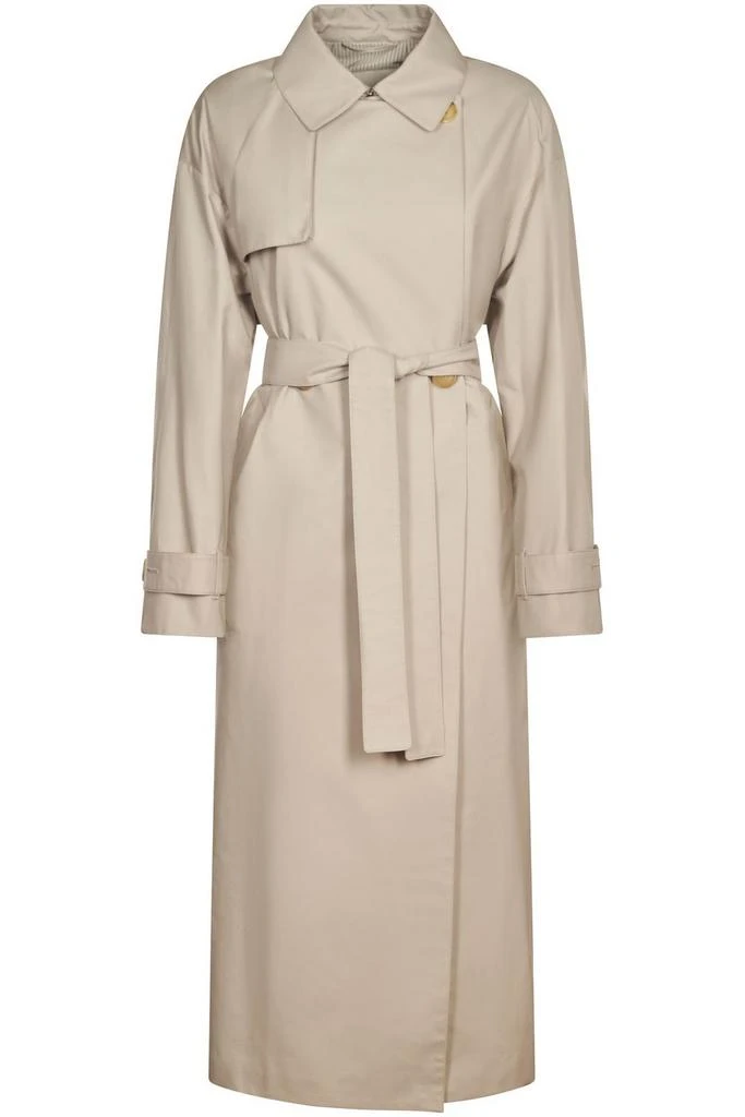 Max Mara The Cube Max Mara The Cube Strench Double-Breasted Belted Coat 1