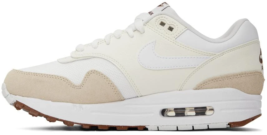 NIKE White & Beige Air Max 1 SC Sneakers 3
