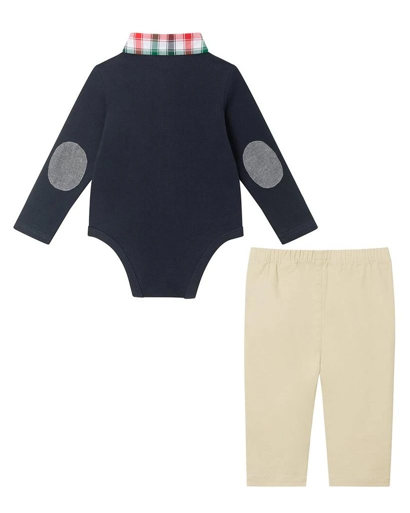 Andy & Evan Holiday Polo Bodysuit & Pant Set 2