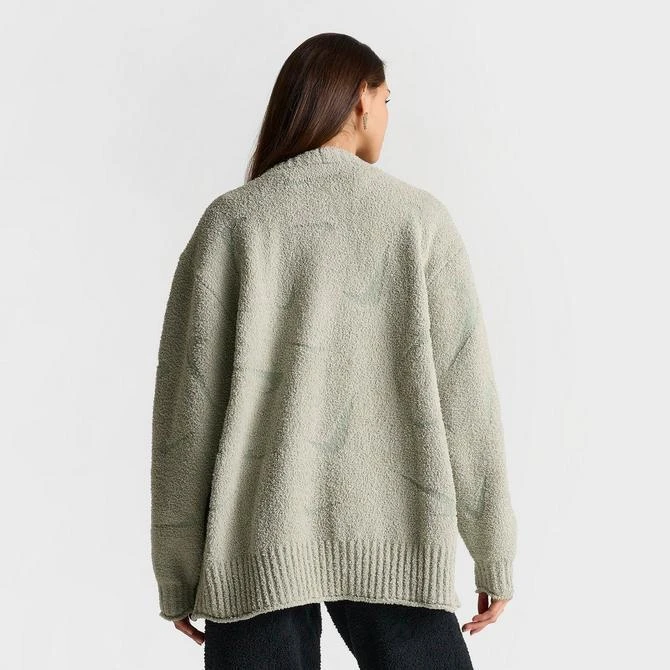 NIKE Women's Nike Sportswear Phoenix Cozy Knit Allover Print Cardigan 4