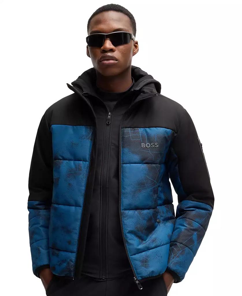 Hugo Boss Men's Logo Water-Repellent Puffer Jacket