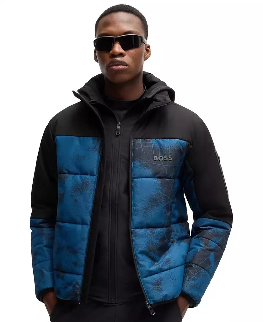 Hugo Boss Men's Logo Water-Repellent Puffer Jacket 1