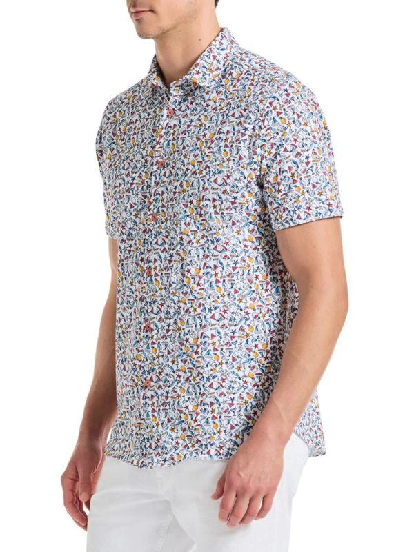 Robert Graham Summer Sails Printed Cotton-Blend Shirt 3