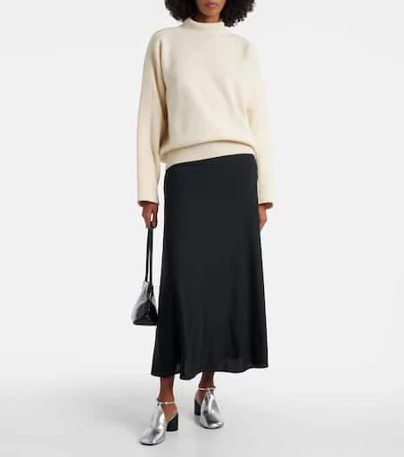 Jil Sander Metallic leather pumps 3