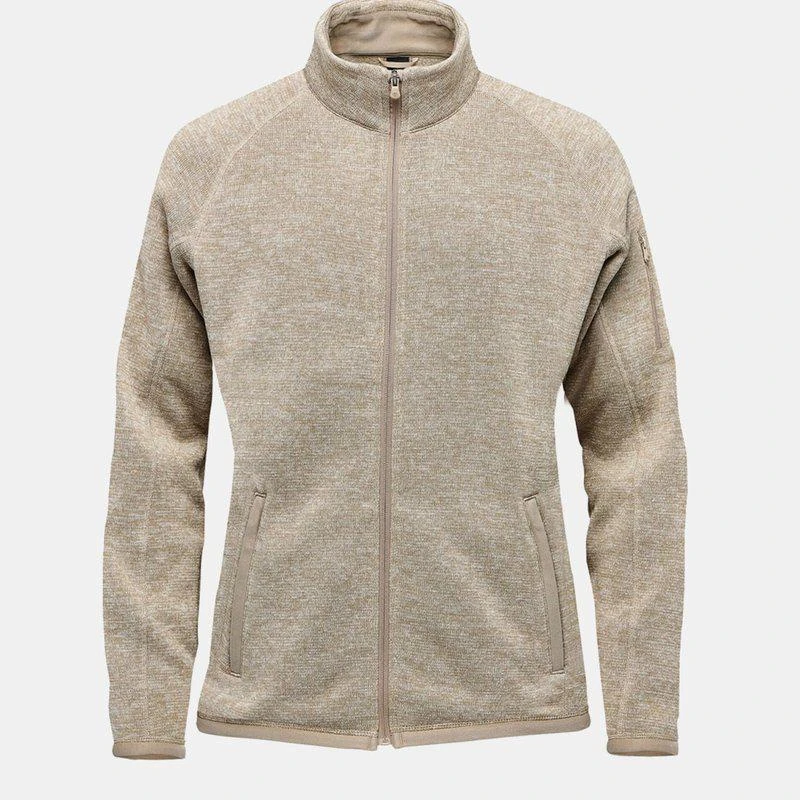 Stormtech Womens/Ladies Avalanche Pure Earth Full Zip Fleece Jacket Oatmeal Heather 1