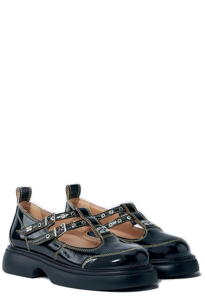 Ganni Ganni Everyday Buckle Mary Jane Shoes 3