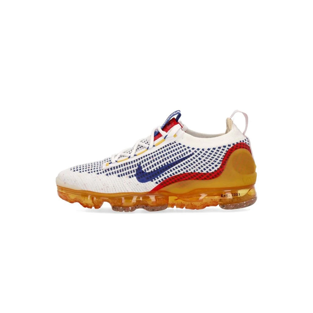 NIKE Air Vapormax 2021 Flyknit Se Men's Low Shoe White/old Royal/yellow Ocher 1