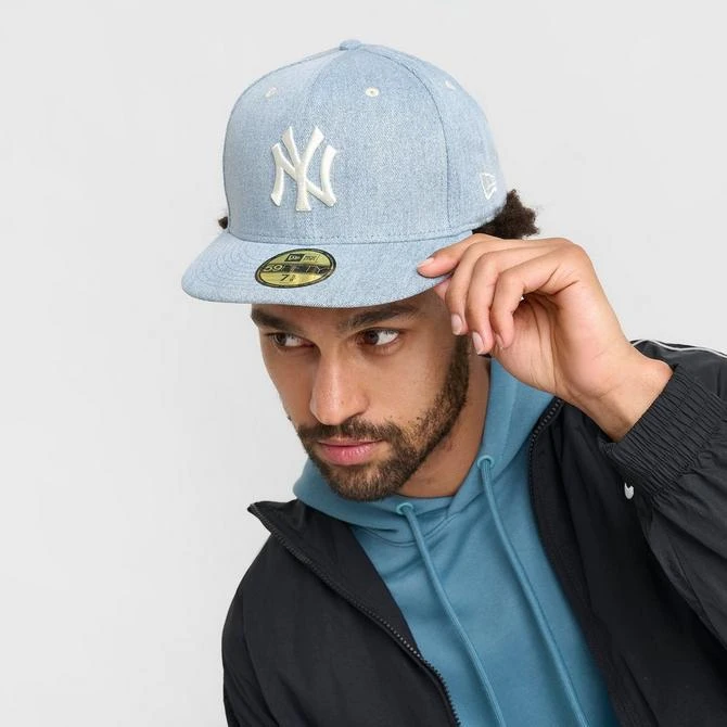 New Era New Era New York Yankees MLB 59FIFTY Denim Fitted Hat 3
