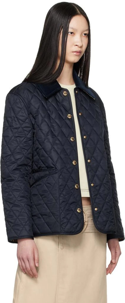 Burberry Navy Quilted Jacket 2