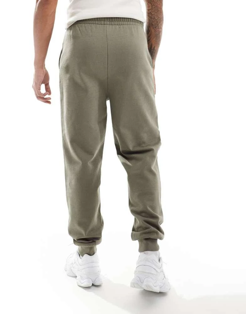 ASOS ASOS DESIGN tapered joggers in khaki 3