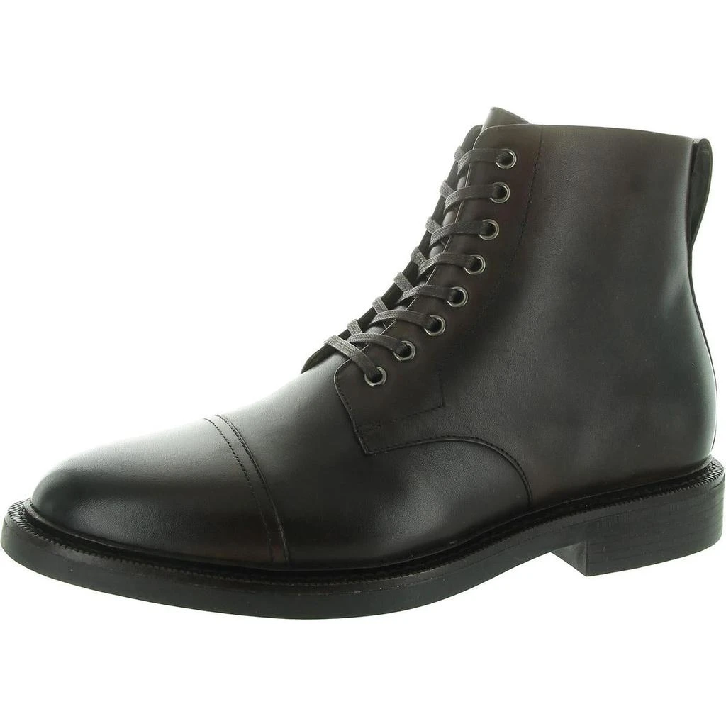 Vibram Mens Lace-Up Leather Combat & Lace-Up Boots 1