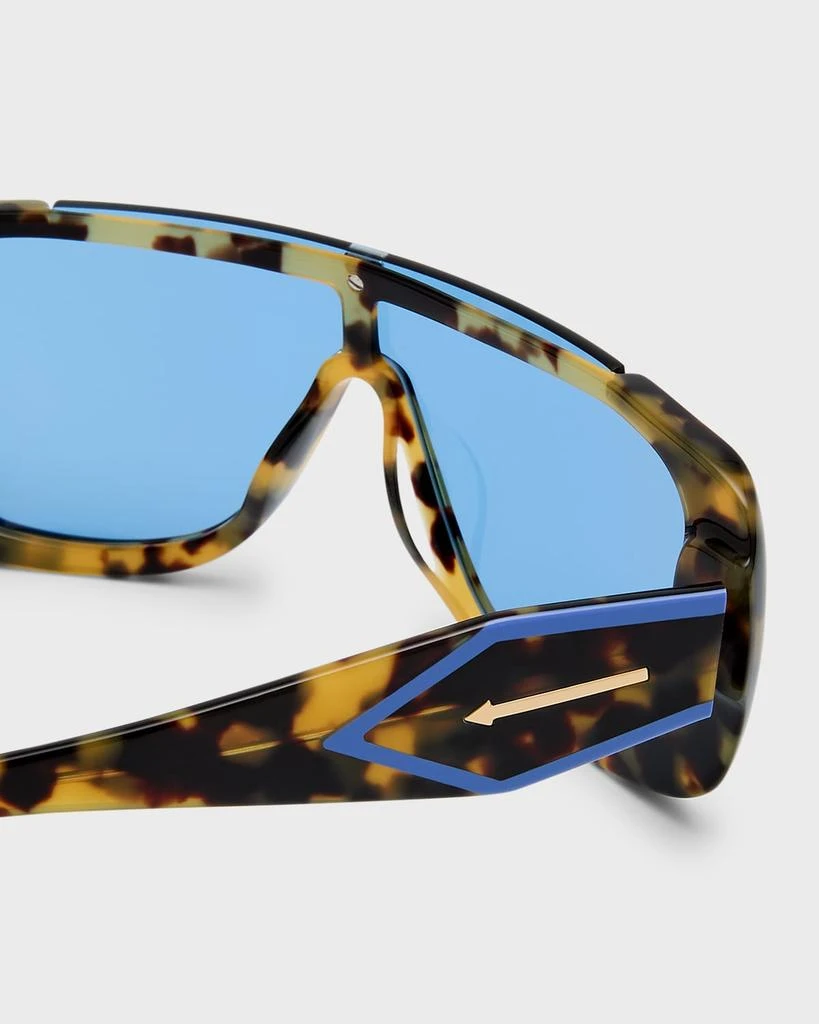 Karen Walker Logo Acetate Shield Sunglasses 4