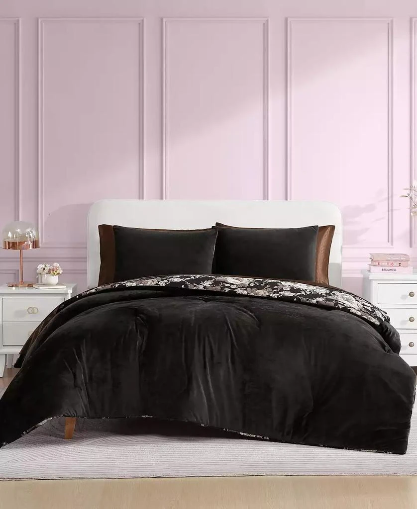 Betsey Johnson Solid Velvet 2-Pc. Comforter Set 1