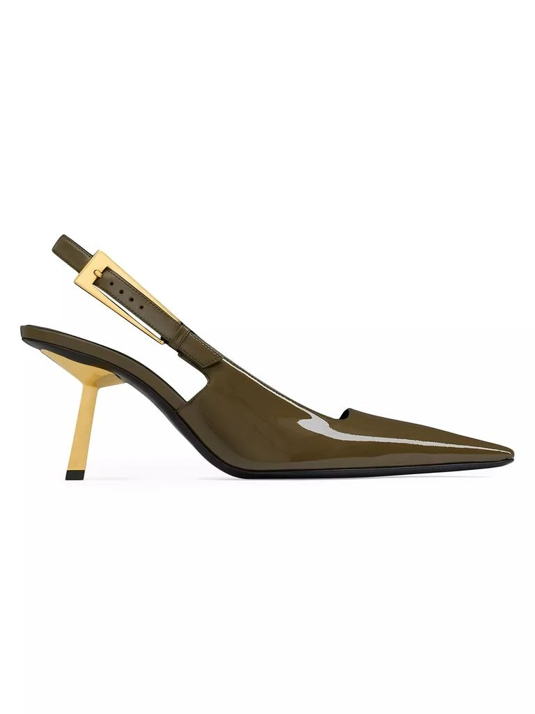 Yves Saint Laurent Lee Slingback Pumps in Patent Leather 1