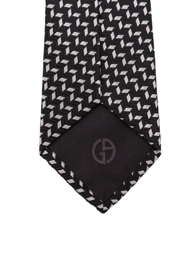 Giorgio Armani Giorgio Armani Jacquard Pointed Tip Tie 3