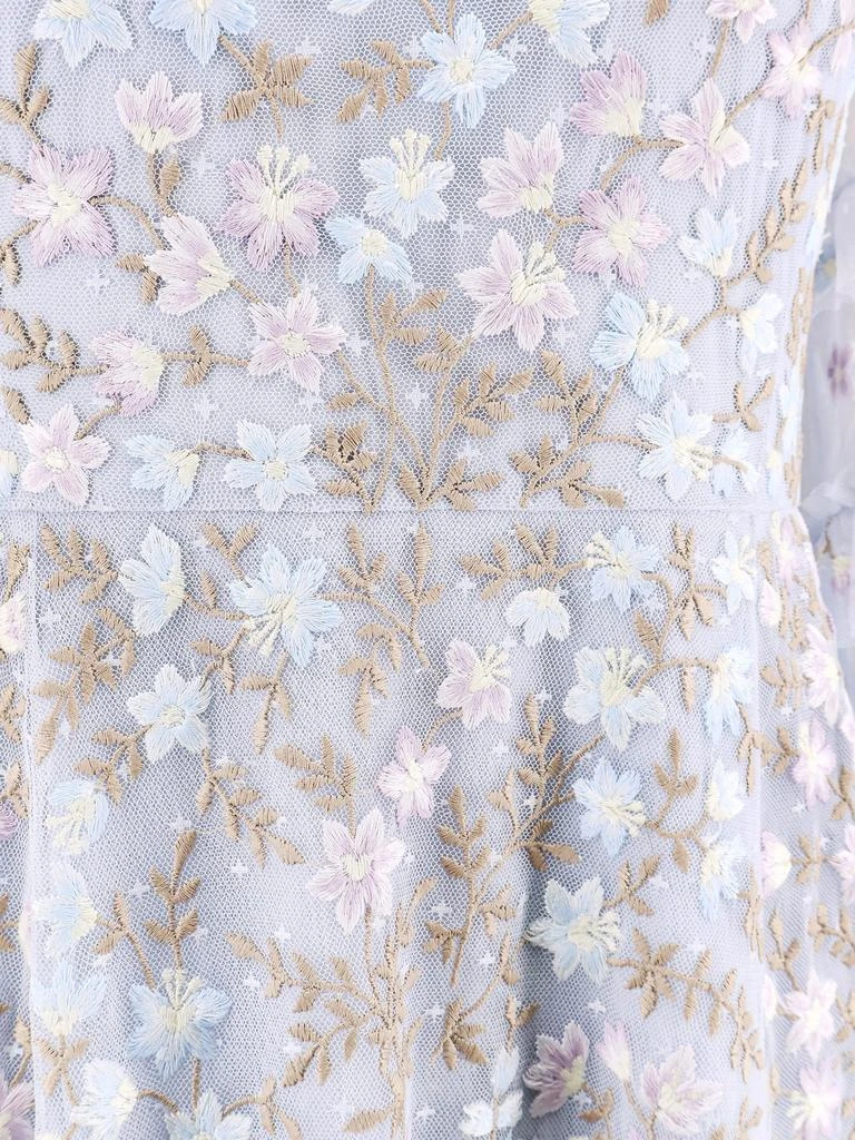 Needle & Thread Embroidered tulle long dress 4