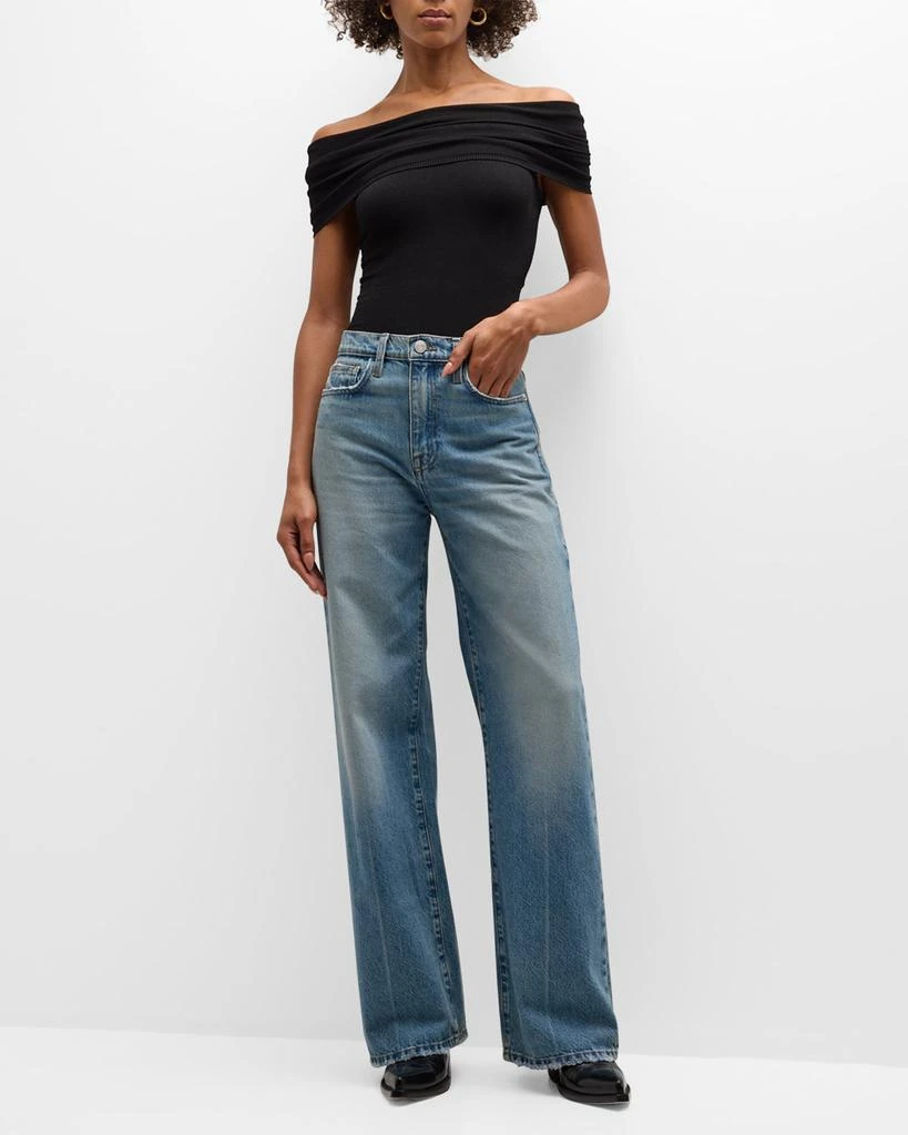 FRAME Le Jane Wide-Leg Jeans 3