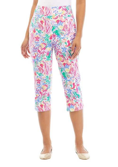 Kim Rogers® Rogers Womens Millennium Printed Capri Pants 1