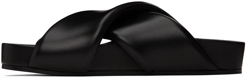 Jil Sander Black Padded Slides 3