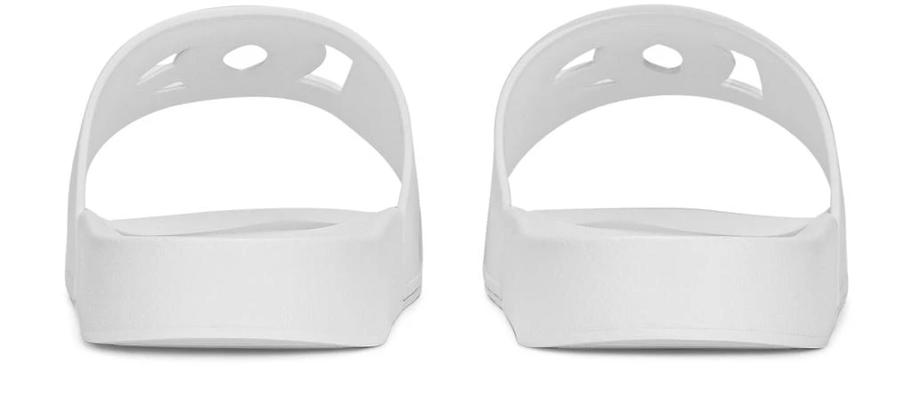 Dolce & Gabbana Rubber beachwear sliders with DG logo 4