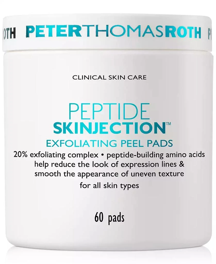 Peter Thomas Roth Peptide Skinjection Exfoliating Peel Pads, 60 pads 1