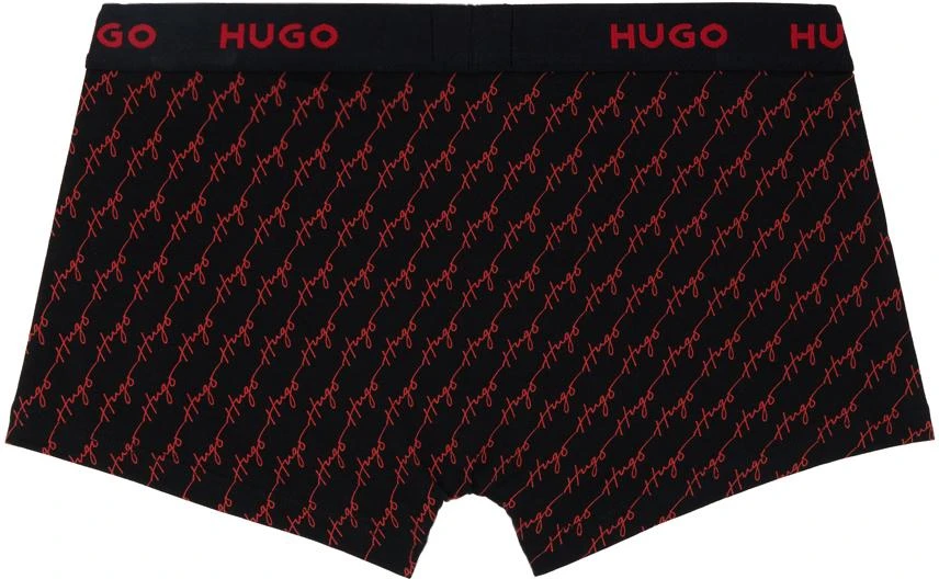 Hugo Three-Pack Multicolor Graphic Boxers 5