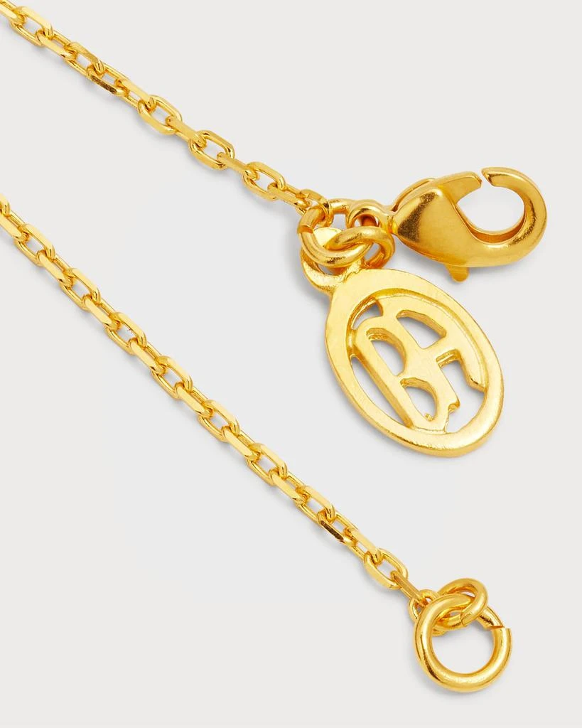 BEN-AMUN 24k Gold Electroplate Chain Necklace with Heart Locket Pendant 4