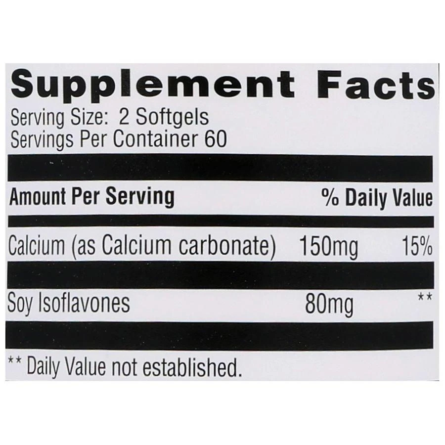 Walgreens Soy Isoflavones 80 mg Softgels 4