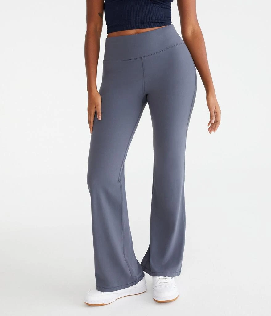 Aeropostale Curvy Air Soft Ultra High-Rise Flare Leggings 1