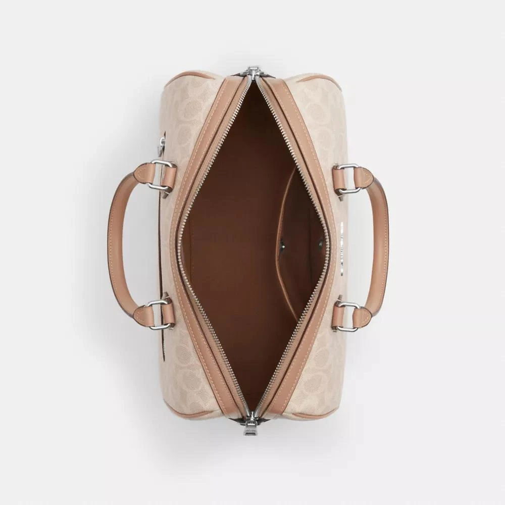 Coach Rowan Large Satchel Bag In Signature Canvas 5