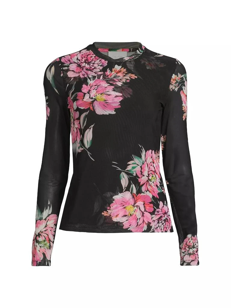 Johnny Was Juliette Natalie Long-Sleeve Mesh T-Shirt 1