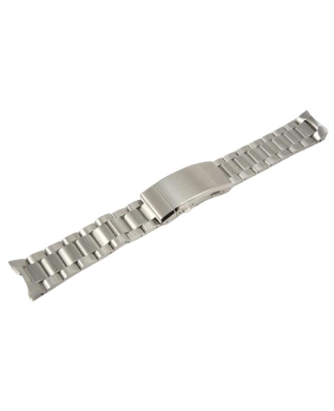 Hamilton Hamilton Khaki Navy Frogman 20mm Stainless Steel Folding Unisex Strap with Buckle H605776105