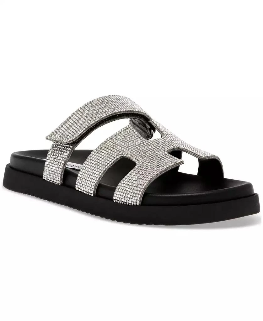 Steve Madden Women's Mayven-R Rhinestone Slide Sandals 1